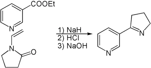 Synthese van myosmine