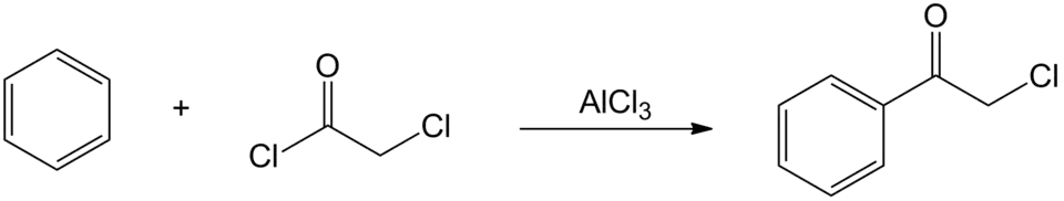 Synthese van chlooracetofenon