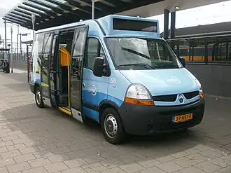 Civitas 10 Renault Master in dienst bij Syntus Gelderland als servicebus