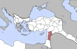 Vilajet Syrië rond 1900