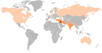 ■&nbsp;Erkende minderheidstaal ■&nbsp;Gesproken taal en/of de liturgie van de gemeenschappen met een historische aanwezigheid ■&nbsp;Gesproken taal in de diaspora en/of liturgie van de gemeenschappen