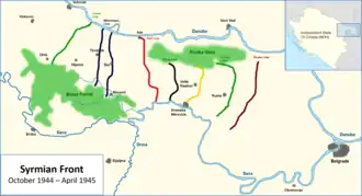 Het gebied waar 6 maanden om gevochten werd