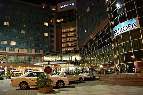 Taxi, Szczecin, Polen (Mercedes)