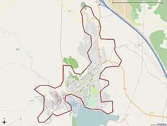 Kaart van Åkers styckebruk