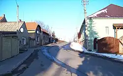 Straat in Třebusice (1)