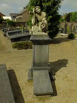 R.K. Begraafplaats: graf van J.F.E.M. Rijke