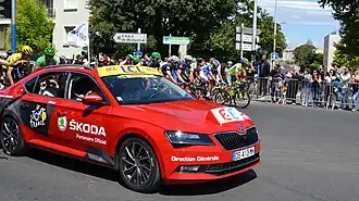 Start van de 12e etappe in Montpellier