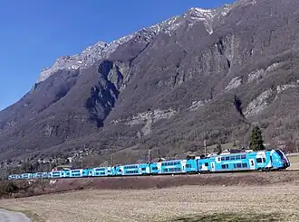 TER Lyon-Bourg-Saint-Maurice bij Grésy-sur-Isère