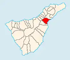 Kaart van Candelaria