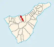 Kaart van San Juan de la Rambla