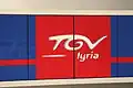 Eerste TGV Lyria-logo