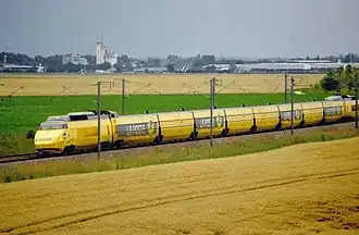TGV Postal bij Chevry; juni 2007