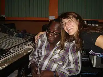 Mad Professor en Victoria Quinn in zijn studio in 2007