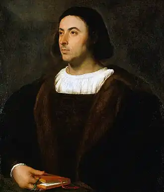 Titiaan, Portret van Jacopo Sannazaro, c.&nbsp;1514–18