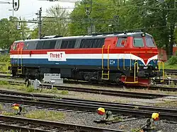 MZ 1407 in dienst van het Zweedse Three T