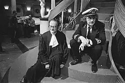 Dominee Bongers en steward Servet in Ondergang van de Onan