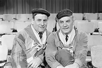 De Twee Pinten Joep Peeters (links), en Wim Kersten (rechts)