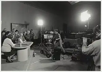 Opnames in 1992 in het Teylers Museum met presentator Cees van Drongelen