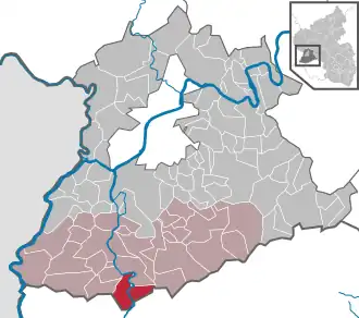 Kaart van Taben-Rodt