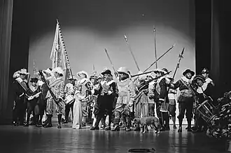 Tableau vivant De Nachtwacht, foto Rob Croes