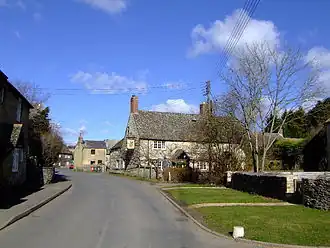 Straatbeeld in Tackley