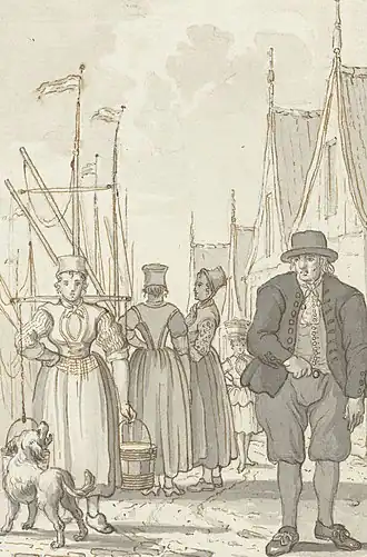 Inwoner van Emmeloord in klederdracht