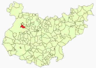 Kaart van Talavera la Real