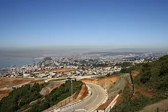 Uitzicht op Talcahuano