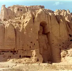 De grote Boeddha van Bamyan