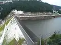 Eén van de stuwdammen van deze centrale