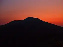 Zonsondergang boven Tamalpais