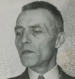 Tammens kort na zijn arrestatie in 1945