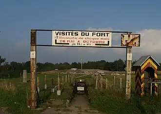 Ingang van het fort