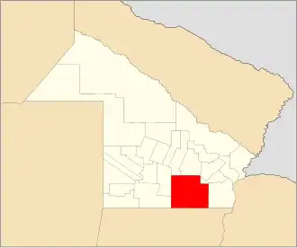 Kaart van departement