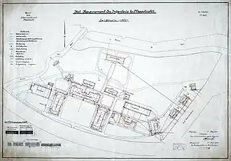 Kazerneterrein in 1919