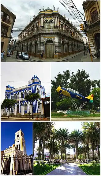 Een collage van Tarija