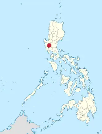 Locatie van Tarlac in de Filipijnen