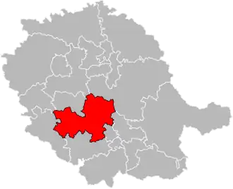 Locatie van het kanton