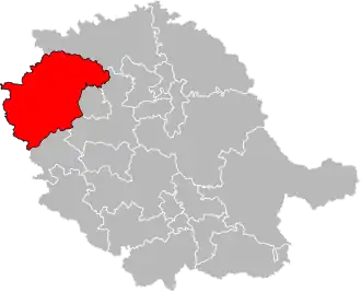 Locatie van het kanton