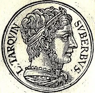 Tarquinius Superbus in het Promptuarii Iconum Insigniorum