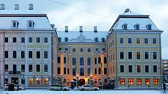 Het Taschenbergpalais in kerstsfeer (2014)