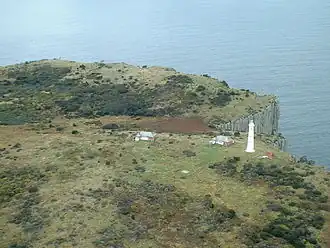 Vuurtoren op Tasman Island.