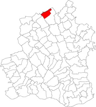 Kaart van Tătărăștii de Sus