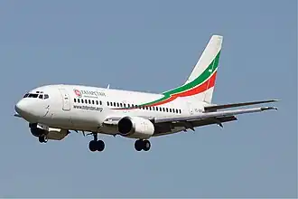 Boeing 737-500 VQ-BBN, op 17 november 2013 verongelukt