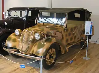 Een Tatra 57K in het museum