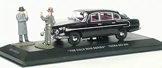 Tatra T603 van de Stb (Tsjecho-Slowaakse veiligheidsdienst) uit de serie Coldwar