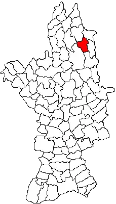 Kaart van Tătulești