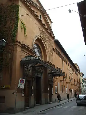 Exterieur van het Teatro della Pergola