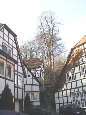 Vakwerkhuizen in Duitsland (Tecklenburg)
