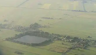 Teckop gezien naar het westen. Juli 2017